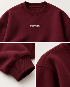 Sweat-shirt à col rond bleu marine pour homme F2WIN, coupe ample, en coton, pull décontracté pour l'automne, prix de gros, prix bas - Product Image 5