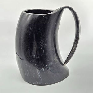 MUGS CUERNO EXPANDIBLE FÁBRICA DE LA INDIA PRODUCTOS ARTESANALES Taza para beber con cuerno Nuevo diseño Cuerno natural Beber vikingo original - Product Image 1