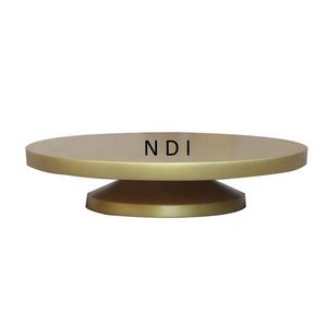 เค้กผลไม้เสิร์ฟเค้กโลหะสำหรับตกแต่งโต๊ะอาหารค่ำถาดรองเค้กวันเกิดแบบยั่งยืน - Product Image 5