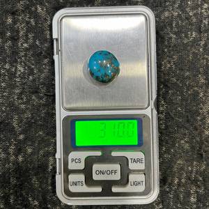 Cabochons en turquoise naturelle en vrac, pierres précieuses bleues polies, écologiques, formes variées avec certificat, pour la fabrication de bijoux - Product Image 2