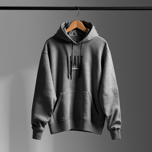 เสื้อฮู้ดดี้ยูนิเซ็กซ์ 550 GSM ผ้าฝ้ายฟลีซหนานุ่ม ทรงโอเวอร์ไซส์ อุ่นสบายสำหรับฤดูหนาว  รับสกรีนโลโก้ - Product Image 3