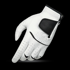 Gants de golf en gros, qualité supérieure, avec logo personnalisé, respirants, en cuir véritable Cabretta pour une utilisation confortable. - Product Image 4
