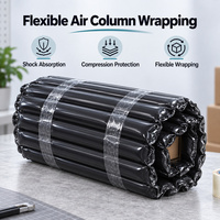 AIR-DFLY OEM ODM Coussin d'Emballage Gonflable Personnalisé Noir en Rouleau de Colonnes d'Air PA PE pour Expédition de Marchandises Fragiles