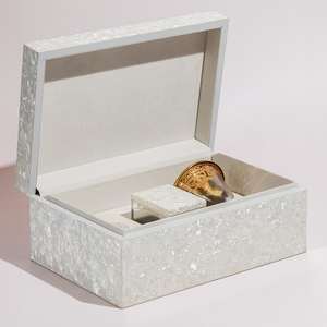 Elegante Caja de Almacenamiento de Joyas Decorativa de Lujo Hecha a Mano con Incrustaciones de Madreperla Rectangular Ecológica para Decoración del Hogar Ramadán Eid - Product Image 3