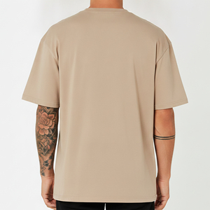 เสื้อยืดคอกลมโอเวอร์ไซส์ผ้าเจอร์ซีย์คอตตอน 100% รุ่นใหม่ปี 2025 คุณภาพสูง ระบายอากาศได้ดี น้ำหนักเบา เหมาะสำหรับใส่ออกกำลังกาย - Product Image 3