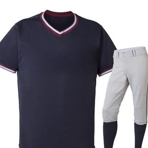 Best Quality Best Selling Breathable Polyester/Cotton <b>Baseball</b> Jersey Hot Sale Trendy Outfit Budget Friendly Men Customizable - Product Image 2