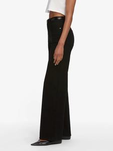 Women's Loose Fit Breathable Fleece <b>Jogger</b> Trousers Custom Logo Printed Mid Waist Casual Flat Front Design for Winter Plain Dyed - Product Image 3