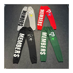 Pantalones Casuales de Hombre, Corte Slim Fit, con Parches, Estilo Desgastado, Antiarrugas, de Secado Rápido, Último Diseño, Rectos, en Venta - Product Image 1