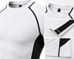 Maillot de bain anti-UV respirant et écologique pour garçons, manches longues, col rond, séchage rapide, en spandex de haute qualité, 180g, imprimé numérique - Product Image 5