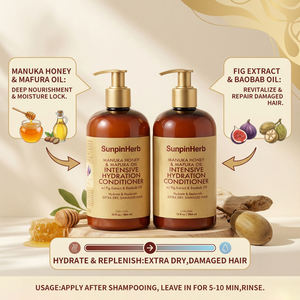 Intensive Moisture Hair Masque for Curly Braided Hair with Manuka Honey Baobab Oil Deep Conditioning Care - Product Image 4