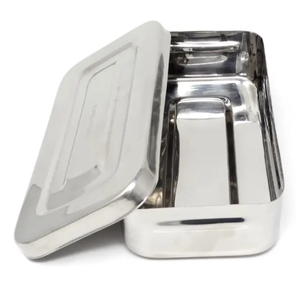 Nuevo Organizador de Instrumentos Quirúrgicos Dentales de Acero Inoxidable, Caja Esterilizadora Manual, Bandeja de Almacenamiento para Instrumentos/Herramientas, Tamaños Personalizados - Product Image 1