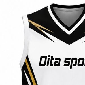 White Gold Volleyball Sleeveless Shirt Team Sports Uniform Athletic Top Training Competition Performance Apparel - Product Image 4