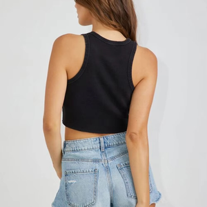 Débardeur pour femme GEO BROTHERS - Polyester/Coton respirant, décontracté, tie-dye, toile, séchage rapide, col rond - Product Image 3