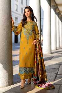 Conjunto de Kurta Tradicional Bordado para Mujer, Ropa Casual de Invierno para Mujer, Ideal para Fiestas Familiares y Uso en la Oficina, India, Pakistán - Product Image 6