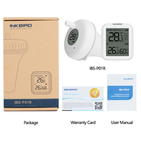 Termometer Kolam Renang Nirkabel Universal untuk IBS-P01R Sensor Suhu Air Digital Mengambang IPX7 Tahan Air Plastik Layar Tampilan Dalam Ruangan