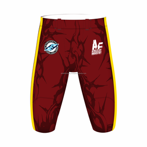 Uniforme de Fútbol Americano a Cuadros de Invierno de Diseño Personalizado y Alta Calidad, Pantalones Cortos para Adultos, Transpirables, con Nombre y Logotipo del Jugador en 3D, Sublimación Frontal - Product Image 4