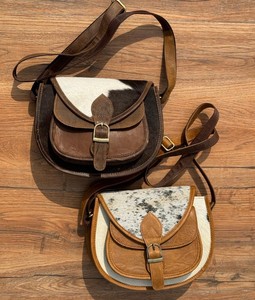 Cowhide Leather Handbags for Women's Genuine Leather Crossbody Purse <b>Large</b> Capacity Sling <b>Bag</b> Western Leather Handbags - Product Image 4