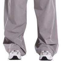 Pantalon de survêtement gris clair pour homme, coupe ample, léger, pour l'entraînement sportif, la gym, le jogging, vêtements de sport décontractés avec poches