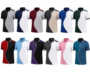 Camiseta de Punto de Manga Corta para Hombre, Tejido Jersey, Poliéster/Algodón, Transpirable, Informal, Cierre de Botones, Corte Regular - Product Image 6