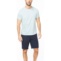 T-shirts pour hommes en tricot solide de haute qualité, surdimensionnés, 100% coton, séchage rapide, respirants, antibactériens, écologiques, grandes tailles