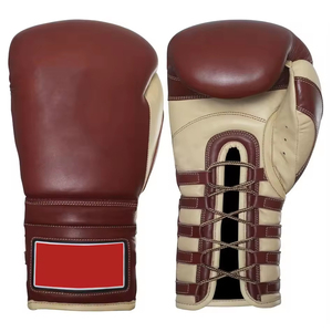 <b>Athletic</b> Leather Boxing Gloves OEM Wholesale Protective Multi Padding Secure Heavy Bag Training Boxing Gloves Men Women - Product Image 1