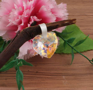 Pendentif en zircon mystique, argent sterling 925, plaqué platine vintage, collier avec pierre précieuse arc-en-ciel, charme unisexe, bijoux fins en gros - Product Image 3