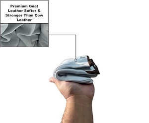 Goat Leather Kevlar Lined Wing Thumb Gardening & Welding Safety Driver <b>Gloves</b>-MIG Welding <b>Gloves</b> - Product Image 2