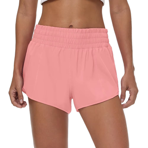 Shorts de course pour femmes, nouvelle conception, séchage rapide, légers, shorts d'entraînement, logo personnalisé, OEM, ODM, vente en gros de vêtements de sport - Product Image 6