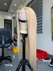 Peluca de Cabello Humano Vietnamita de un Solo Donante, con Encaje Frontal, Trama Única, Remy, Sedosa, Lisa y Ondulada, en Varios Colores, Extensiones de Cabello al por Mayor - Product Image 5