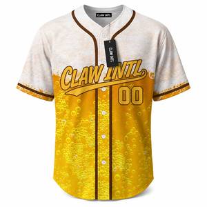 Camiseta de béisbol Clan Intl para hombre, manga corta, cuello redondo, correa ajustable, poliéster transpirable, ajuste regular, para adultos, para todas las estaciones - Product Image 1