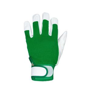 Gants de travail de sécurité pour la maintenance des véhicules, en cuir/polyester, antidérapants, durables, respirants, avec poignets élastiques, industriels - Product Image 1