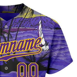 New Design <b>Baseball</b> Jersey Custom Team Wear Breathable Sports Shirt Low MOQ Wholesale - Product Image 5