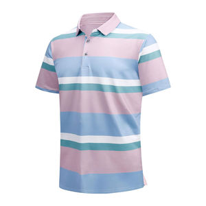 เสื้อโปโลผู้ชายสไตล์สตรีท ดีไซน์ OEM คุณภาพสูง ระบายอากาศได้ดี ปี 2025 สำหรับเล่นกอล์ฟ เสื้อโปโลผู้ชายของแท้ - Product Image 5