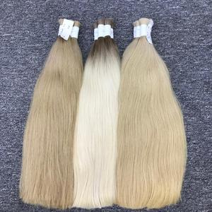 Extensiones de Cabello Humano Virgen 100% Natural al por Mayor, Cabello Ruso Remy con Cutícula Completa, Cabello Humano Natural - Product Image 4