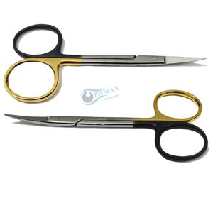 Tijeras Quirúrgicas Profesionales de Alta Calidad para Tenotomía con Hojas TC y Mangos Negros y Dorados Hechos de Acero Inoxidable de Alta Calidad - Product Image 3