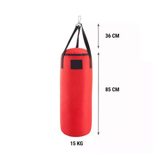 Sacs de frappe de boxe en cuir PU robuste pour l'entraînement de boxe, équipement de boxe en gros - Product Image 2
