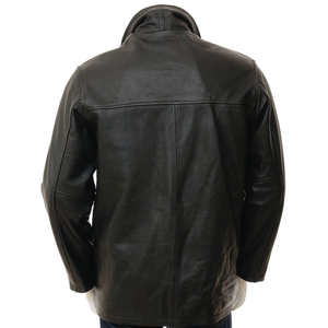 Chaqueta de Cuero Personalizada para Hombre a Precio Económico |   Chaquetas de cuero para hombre de alta calidad con decoración de bolsillos, chaqueta de invierno - Product Image 2