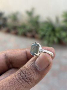 Handmade <b>Ring</b> Hexagon Shaped Meditation All Sizes Wholesale Supplier <b>Labradorite</b> 925 Sterling Silver Gemstone <b>Ring</b> - Product Image 4