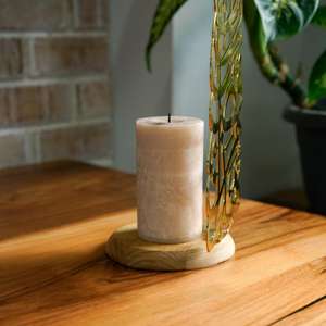 Artistic Arabic Calligraphy Candle Holder Decorative Piece Ideal For Living Room Home Decor And Shelf Or Console <b>Table</b> Accent - Product Image 4