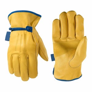 Reinforced Sheep Grain Leather <b>Driver</b> <b>Gloves</b> Abrasion Resistant Heavy Duty Personal Protective High Quality Gardening <b>Gloves</b> - Product Image 1