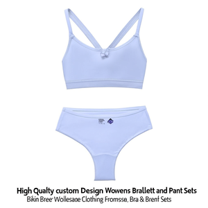 Conjuntos de Bralette y Braguitas de Cristal de Diseño Personalizado de Alta Calidad para Mujer, Ropa al por Mayor de Bangladesh - Product Image 3