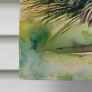 Bandera de Casa de pavo real Multicolor grande, poste de manga de porche, cartel decorativo para patio, ilustraciones para colgar en la pared, tamaño de Casa de poliéster - Product Image 4