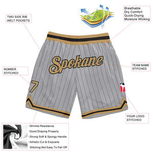 Customized Sublimation Shorts for Men Sports Team Shorts Club Name Shorts Training Shorts <b>Custom</b> Logo Shorts Manufacturer - Product Image 5