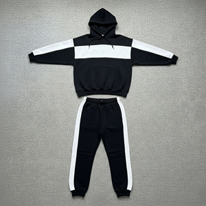 Chándales Deportivos de Invierno Unisex de Alta Calidad, Holgados, Vintage, con Capucha, Estampados o Lisos, con Logotipo Personalizado, 100% Algodón Felpa, Tallas Grandes - Product Image 2