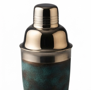 Vaso Mezclador de Acero Inoxidable, Botella Mezcladora, Coctelera con Acabado Pátina, Mezclador de Vino, Coctelera para Mojitos, Utensilios para Bar - Product Image 5