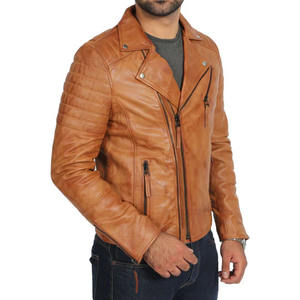 Veste bomber en cuir pour motard, respirante, de haute qualité, authentique, nouvelle arrivée, vente chaude, fabriquée par Wings Traders - Product Image 5