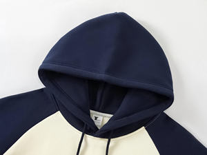 Sweat-shirts et pulls à capuche pour hommes en tissu tricoté en coton épais French Terry, à manches régulières, vierges, personnalisables avec logo par sérigraphie - Product Image 3