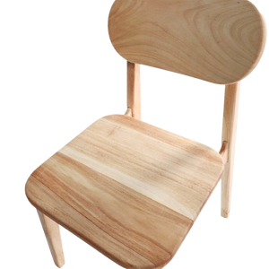Chaise de salle à manger au design moderne Lucky avec assise rembourrée en bois massif, finition couleur personnalisée pour restaurant ou bar. - Product Image 5