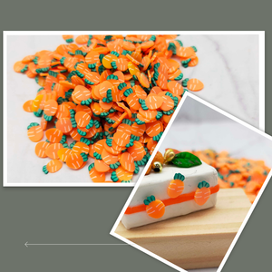 ชิ้นส่วนแครอทจิ๋วจากดินโพลิเมอร์สำหรับตกแต่งบ้านตุ๊กตา งานฝีมือ DIY และอุปกรณ์ตกแต่งเล็บ สำหรับเด็กอายุ 14 ปีขึ้นไป - Product Image 6