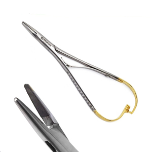 Instruments de microchirurgie dentaire : Ciseaux à sutures, porte-aiguilles, pinces DeBakey - Product Image 4